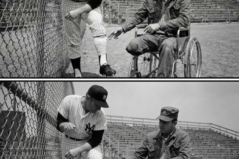 Mickey Mantle STOPPED Practice for Wheelchair Vet—What Happened Next Left 40 Yankees in TEARS