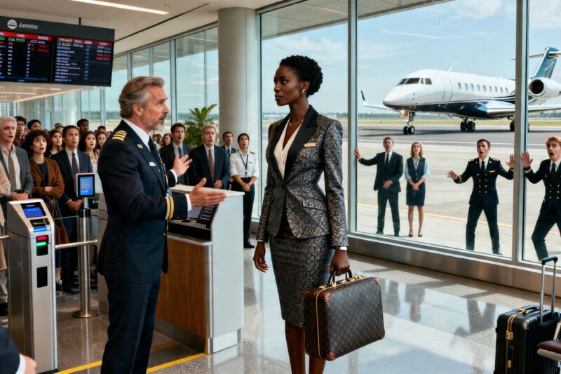 Airport Refuses to Let a Black Woman Board — 10 Minutes Later, Everyone Is Staring