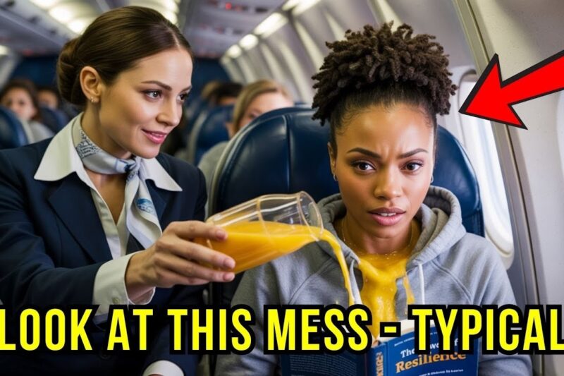 Flight Attendant Spills Juice on Black Girl and Laughs, Unaware She’s The Airline CEO in Disguise