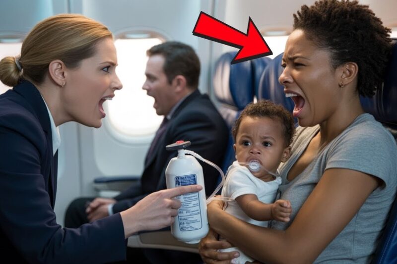 Flight Attendant Rips Black Baby’s Life Support — Minutes Later, FAA Drags Her Out in Chains