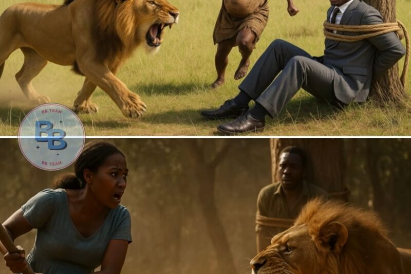 A Homeless Pregnant Woman Saves Man From Lion Unaware He Was A Billionaire Heir