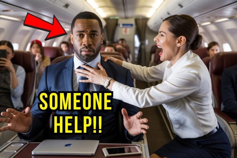 Flight Attendant Choked a Black CEO, 10 Minutes Later, the Plane Was on the Ground!