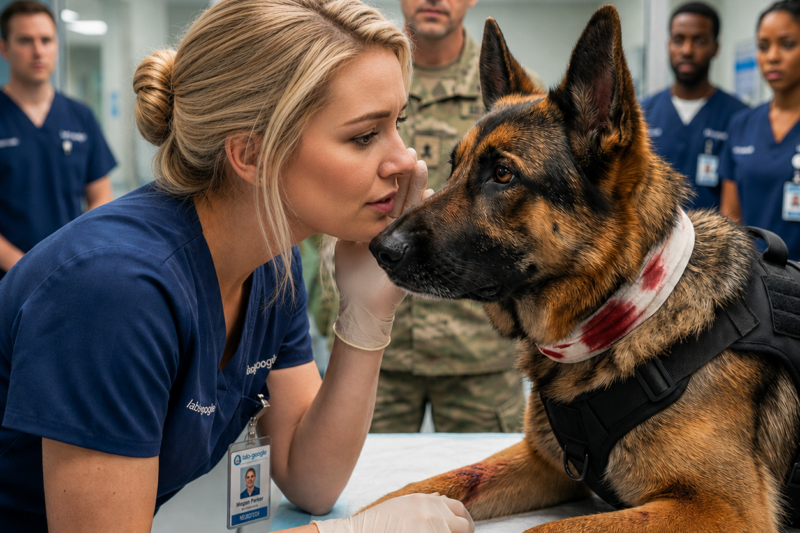 The SEAL K9 Refused Every Soldier — Until the Rookie Nurse Whispered a Classified Command