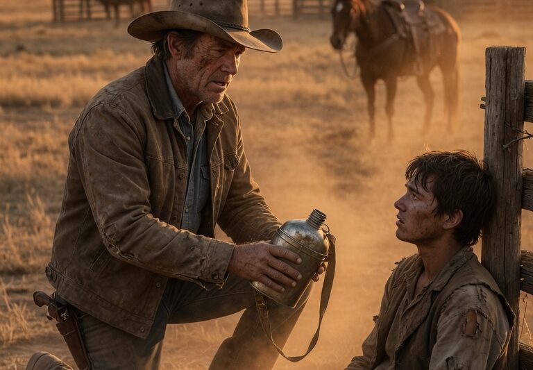 The Cowboy Thought He Was Just Thirsty — Until the Boy Asked for What His Heart Truly Needed