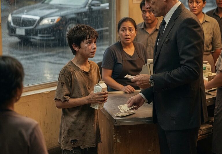 Wealthy Tycoon Buys Milk for a Poor Boy, and What Follows Transforms Both Their Lives Forever