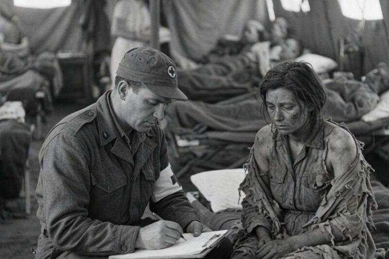 “I Can’t Close My Legs” – German Woman POW Shocks the American Doctor