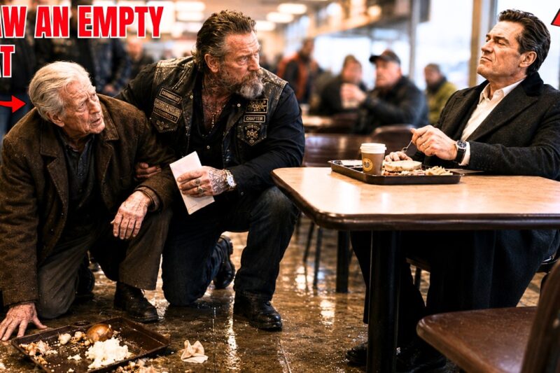 A Lonely Veteran Was Humiliated for Asking to Share a Table — What the Biker Did Next Broke Hearts