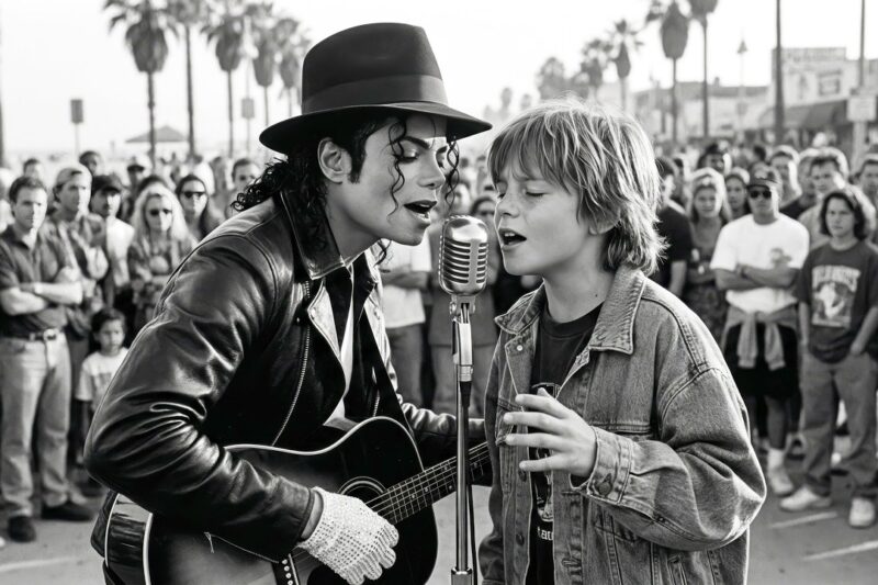 Street Kid Singing ‘Billie Jean’ When Suddenly Michael Jackson Showed Up