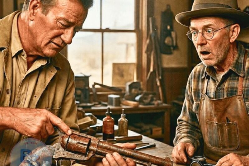 He Told John Wayne ‘That Rusty Gun Is Worth $15’ — Then Wayne Showed Him What Was Actually There
