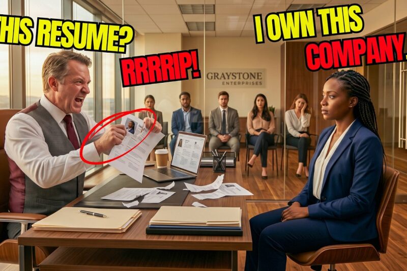 HR Manager Rips Black Woman’s Resume and Laughs—Minutes Later She’s Sitting at the Head of the Board
