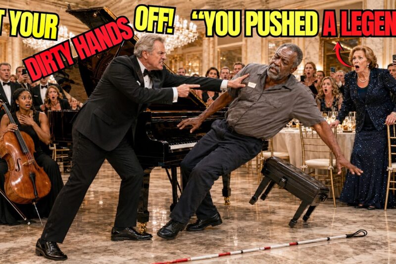 Billionaire Pushed Black Janitor Off Piano: “Dirty Hands” —He Was the Blind Pianist for 3 Presidents