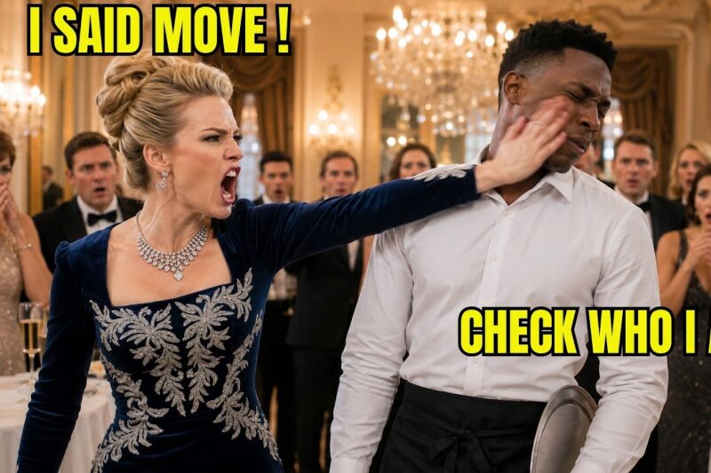 A Rich Heiress Slapped a Black Waiter at a Gala — He Was the Top Investor in Her Father’s Company