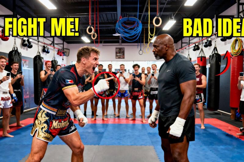 A Muay Thai Champion Dared Black Man to Spar — 8 Seconds Later, the Entire Gym Went Silent
