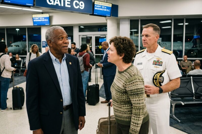 He Humiliated My Elderly Father at Gate C9 Over a Small Enamel Star—Unknowingly Triggering a Silence That Shook Concourse B