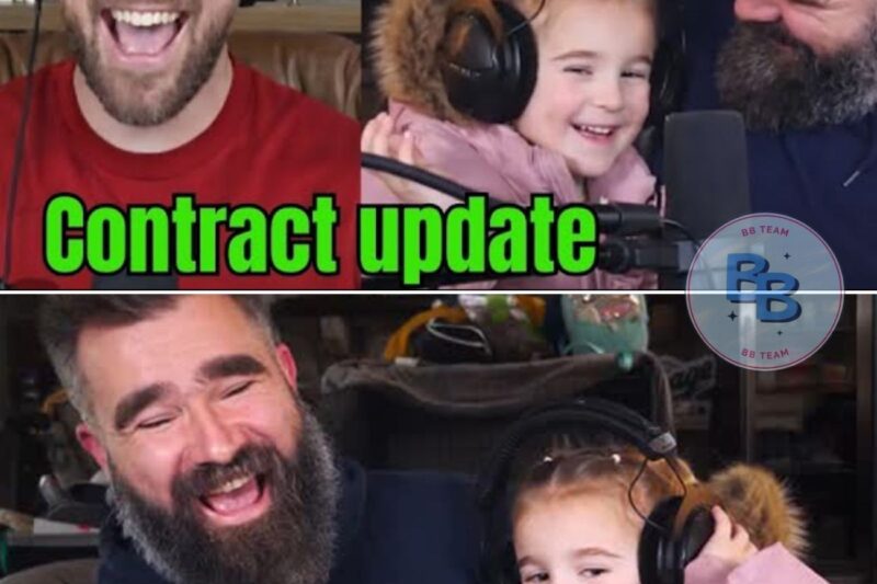 The Ultimate New Heights Surprise: Jason Kelce Introduces Daughter Ellie on Air as a Stunned Travis Kelce Reacts to the Viral Family Milestone