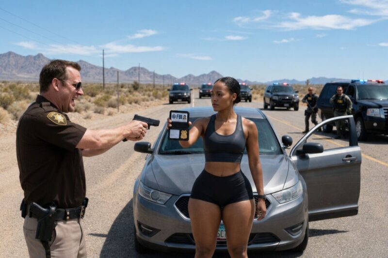 Cop Pulls Gun At Black Woman, Laughs at Her FBI Badge – Two Minutes Later, He Is in Cuffs