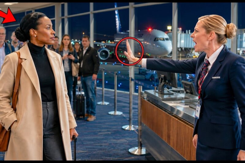 Gate Agent Yells at Black Woman for “Cutting Line”—Her Assistant Arrives: “She’s the Chairwoman.”