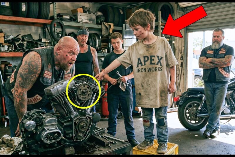 Mechanics Gave Up on a 40-Year-Old Hells Angels Bike — A 8 year old Poor Boy Said, “I’ll Fix It.”