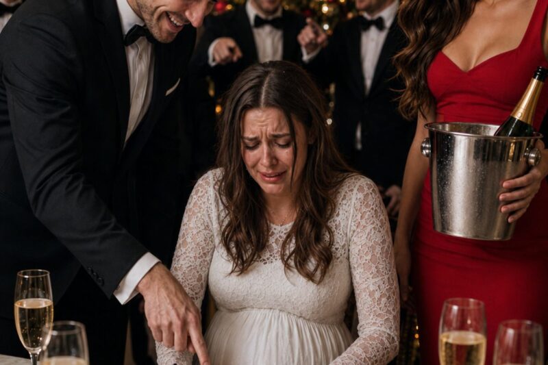 Unaware His Pregnant Wife Was a Trillionaire’s Daughter, She Tearfully Signed the Divorce Papers at Christmas