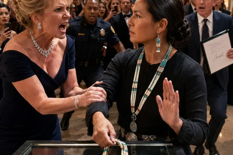 The Necklace Hid a Secret She Wasn’t Supposed to Guard — Until Her Words Shook the Museum