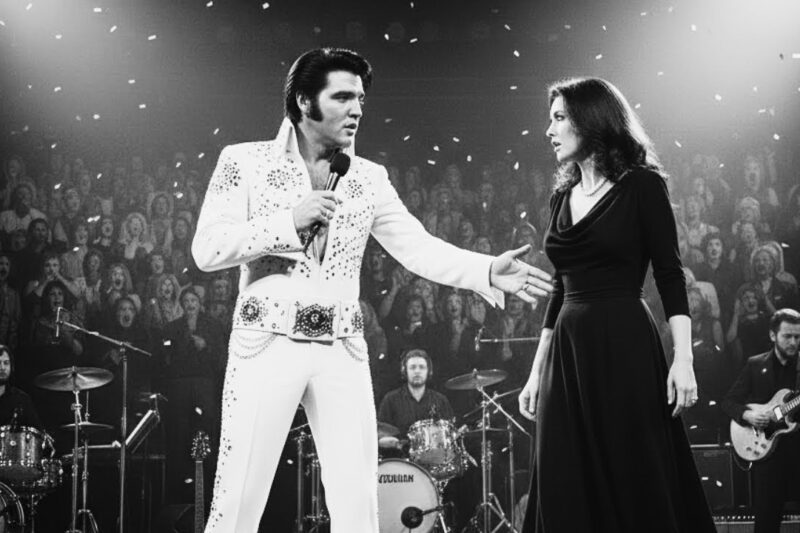 MYSTERIOUS woman joined Elvis on stage — her identity SHOCKED everyone