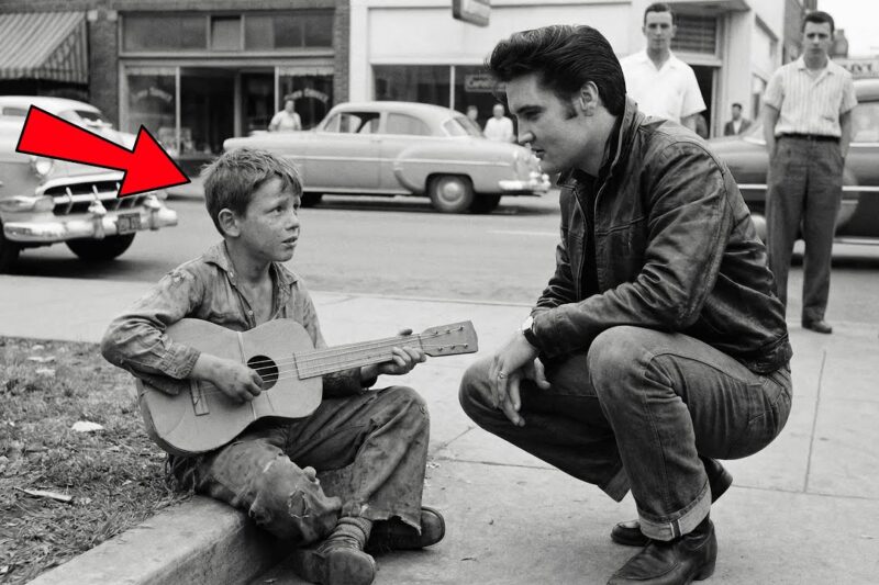 A Street Kid Played an Elvis Song on a CARDBOARD Guitar — Elvis Presley Heard It and THIS happened