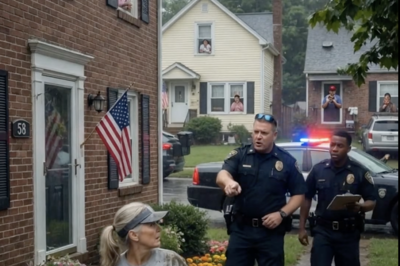 He Handcuffed A Woman In Her Own Garden, Totally Blind To Her Federal Rank