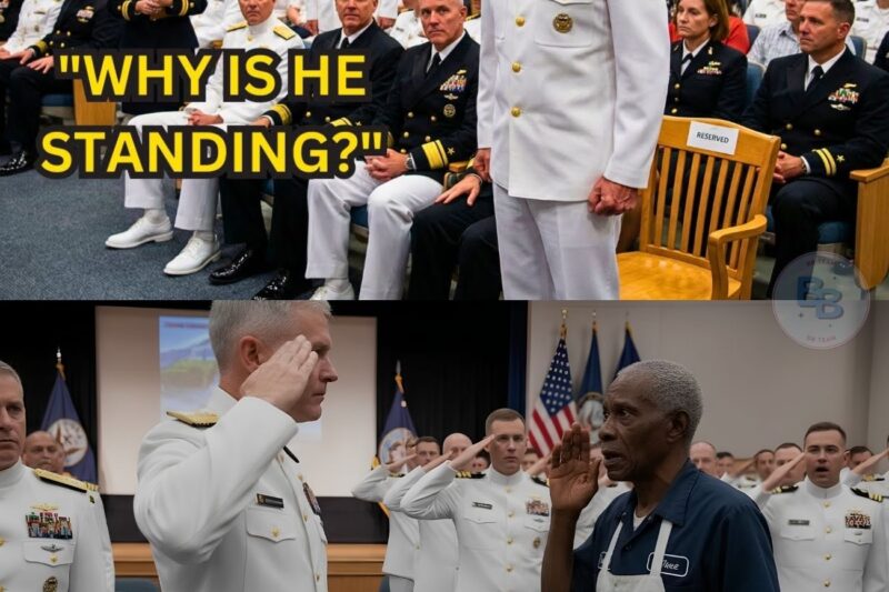 Everyone Sat Down at Navy Ceremony — Until 3-Star Admiral Refused to Sit When He Saw Who Was Missing