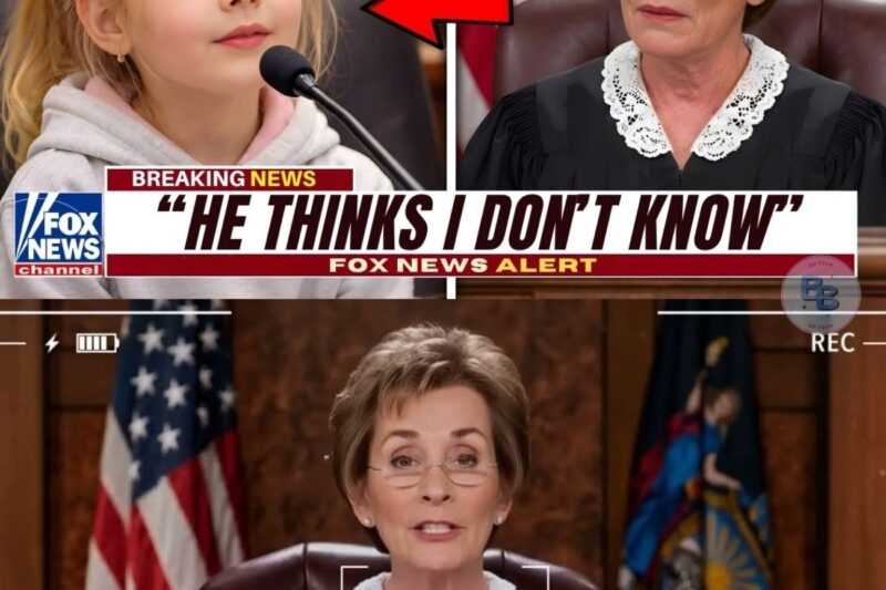 “MY DADDY CRIES EVERY NIGHT” — Little Girl’s Emotional Testimony Leaves Judge Judy Stunned in Court 