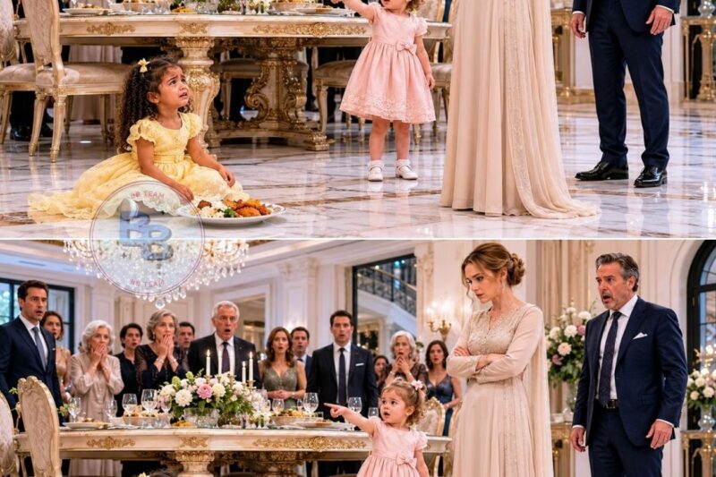 The Billionaire’s Fiancée Forced the Maid’s Toddler to Eat on the Floor — Until His Daughter Exposed