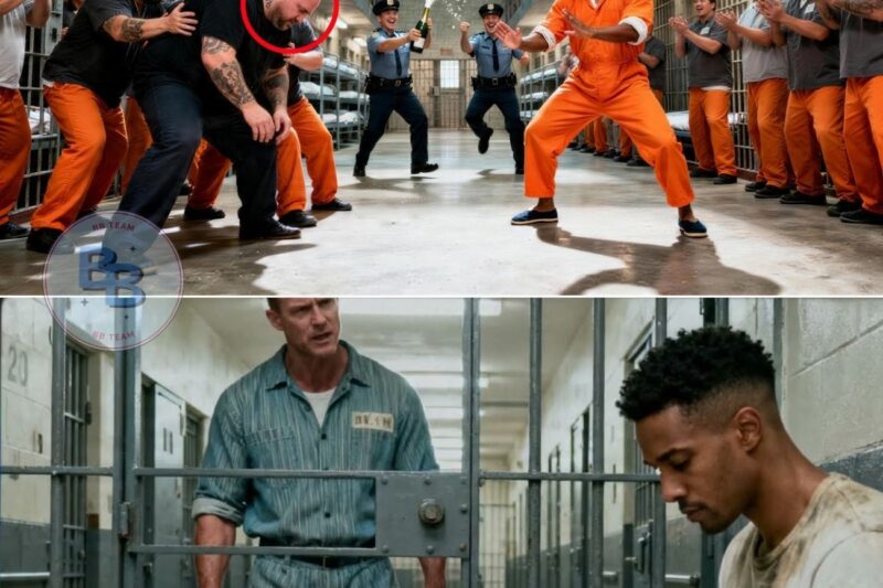 “Fresh Meat!” 280-lb Prison Boss Charges Quiet Black Inmate — 30 Sec Later His Crew Carries Him Out