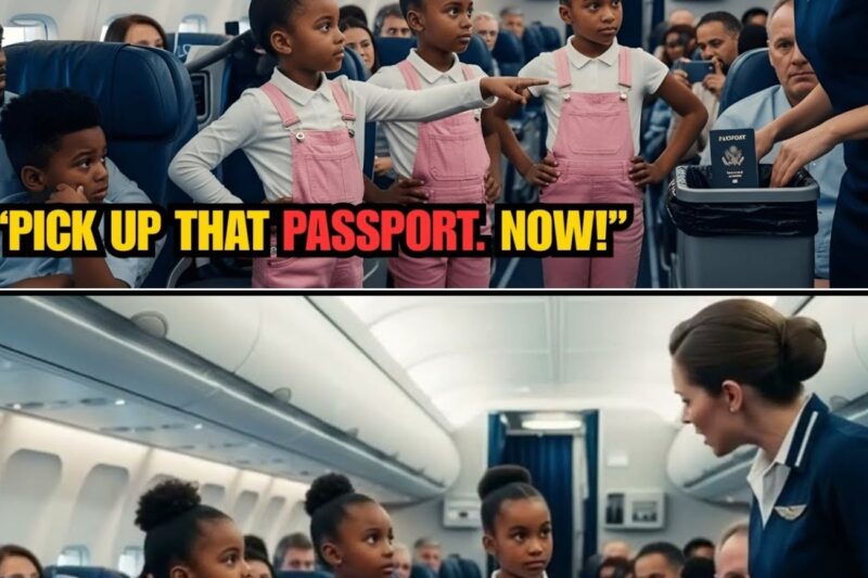 Little Black Triplet Billionaire Girls End a Flight Attendant’s Career After She Kicks a Black CEO…