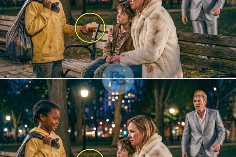 Poor Girl Gives Her Last Meal to a Hungry Mom and Child — Unaware a Billionaire Is Watching