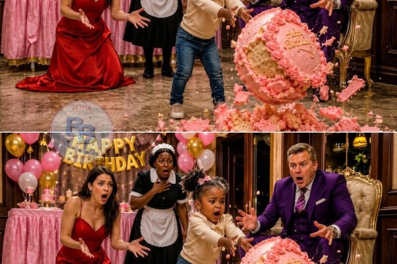Maid’s Toddler Threw the Billionaire’s Fiancée’s Birthday Cake Away… His Reaction Ended Their Relative