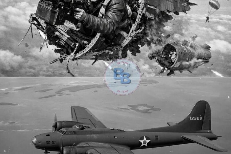 When Germans Cut His B-17 in Half at 24,000 Feet — He Kept Shooting All the Way Down