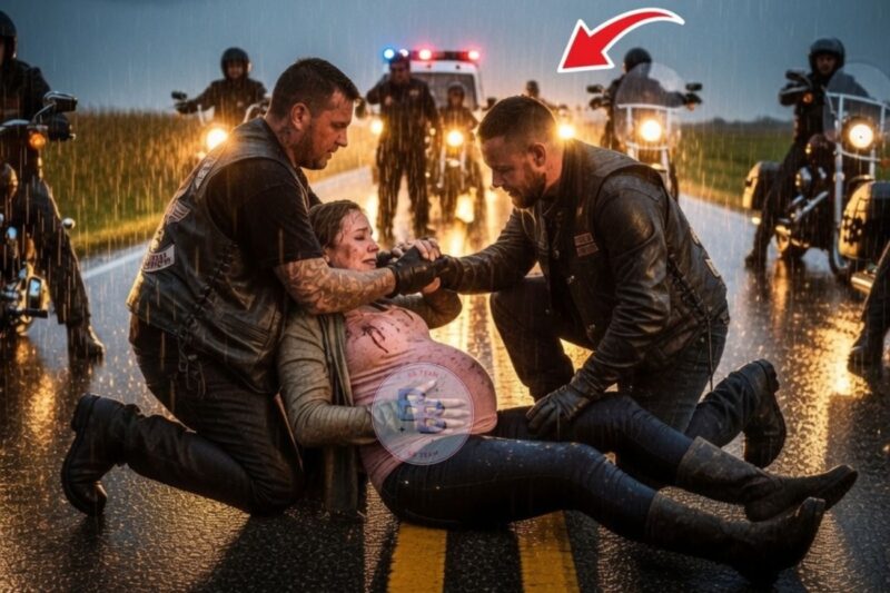 A Pregnant Widow Was Left For Dead By Her Husband – Then Bikers Rescued Her to the Hospital