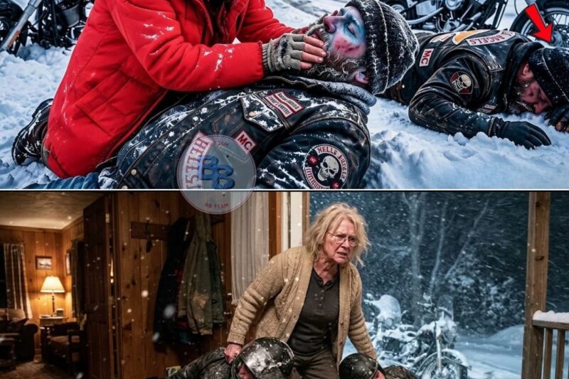 Freezing Hells Angels Saved by Elderly Woman — 300 Gang Members Kneel in Respect