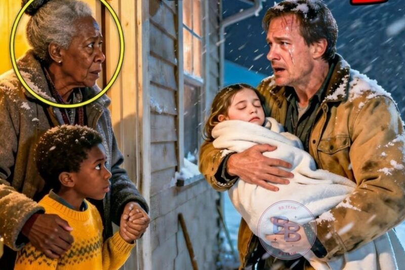 Poor Old Woman Shelters a Freezing Man and His Sick Child — Not Knowing He Was a Billionaire