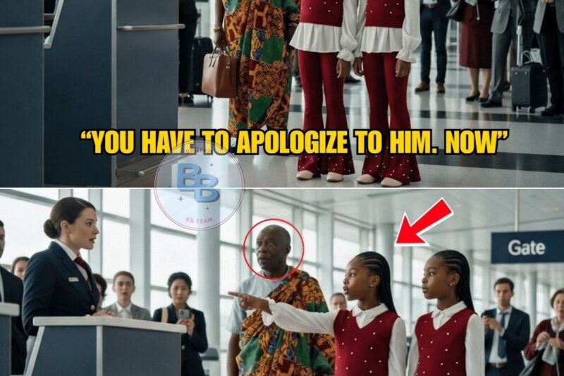 Black Little 8-Year-Old Twin Girls Give Flight Attendant 60 Seconds to Apologize for Mocking Elde…