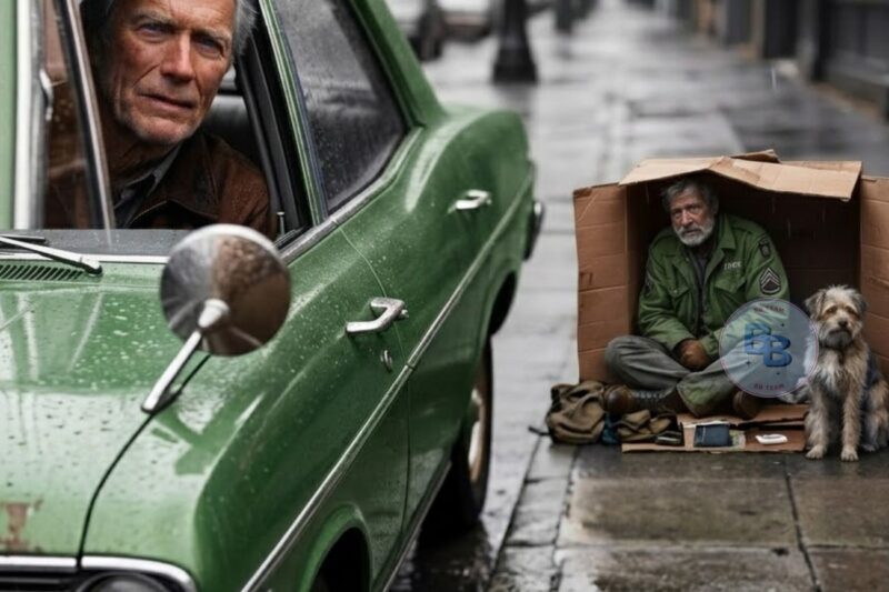 Clint Eastwood Drove Past A Homeless Veteran In The Rain—What He Did Next Shocked Witnesses