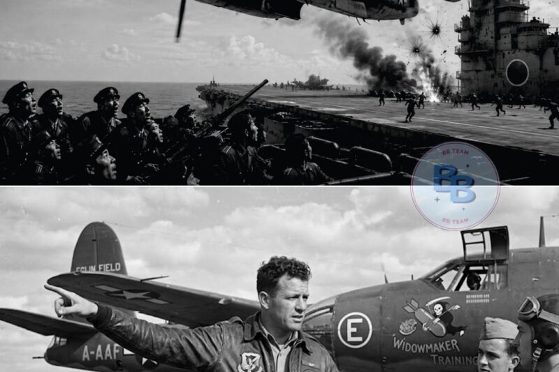JP Sailors Watched in Horror as a B-26 Flew Over Their Carrier