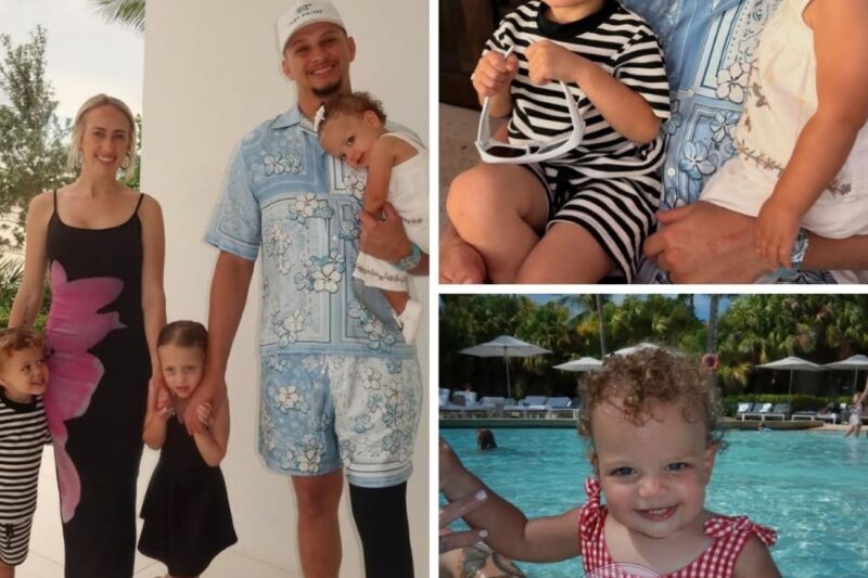 BREAKING NEWS: GOLDEN’S FIRST SUMMER! Patrick Mahomes’ family is enjoying a wonderful beach vacation, and it’s also the very first amazing summer for their youngest, 1-year-old Golden. She’s seen smiling happily in her dad’s arms, but while everyone else looks overjoyed, there’s one family member who doesn’t seem quite as excited — and the reason behind it is enough to make fans laugh!