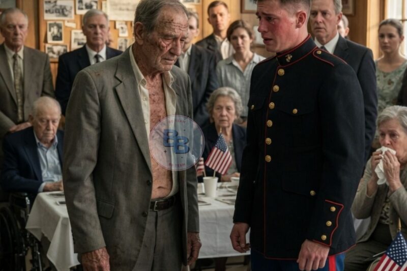“You Left Men to Die,” the Young Marine Snapped — The Old Veteran Just Showed Him the Scars