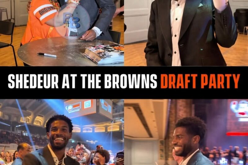 BREAKING NEWS: SHEDEUR SANDERS IGNITES BROWNS BUZZ AT DRAFT PARTY — A FRANCHISE SHIFT MAY ALREADY BE UNDERWAY!