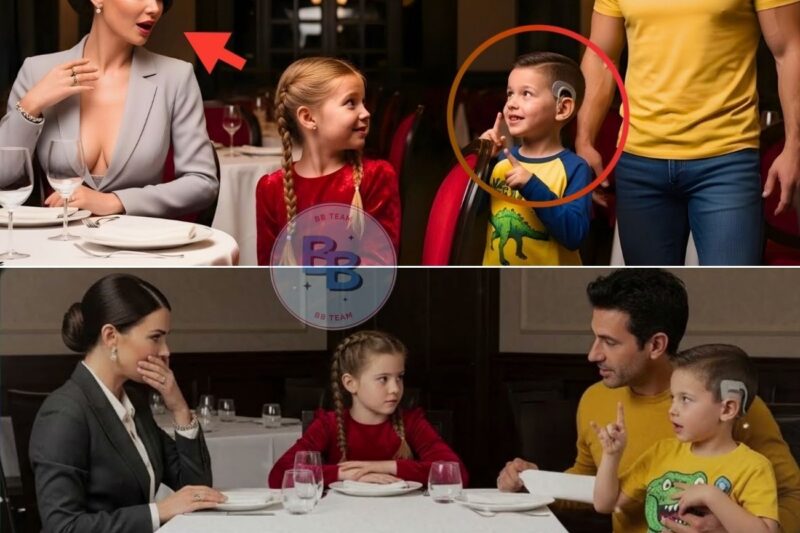 Billionaire CEO Took Her Deaf Daughter to Dinner — Until a Single Dad Did What She Never Expected