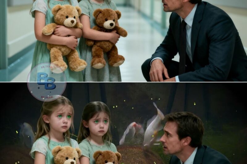 Little girls cried in a hospital corridor, and only one man saw them… the millionaire CEO!
