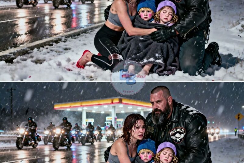 Mother Gave Her Clothes to Save Kids in Blizzard — Hours Later 499 Bikers Hunted Down the…
