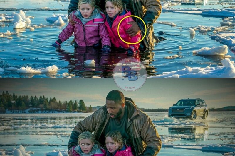 Black Man Struggles To Pull Two Children Out Of Frozen Lake, 2 Days Later, Luxury SUV Delivers Miracle