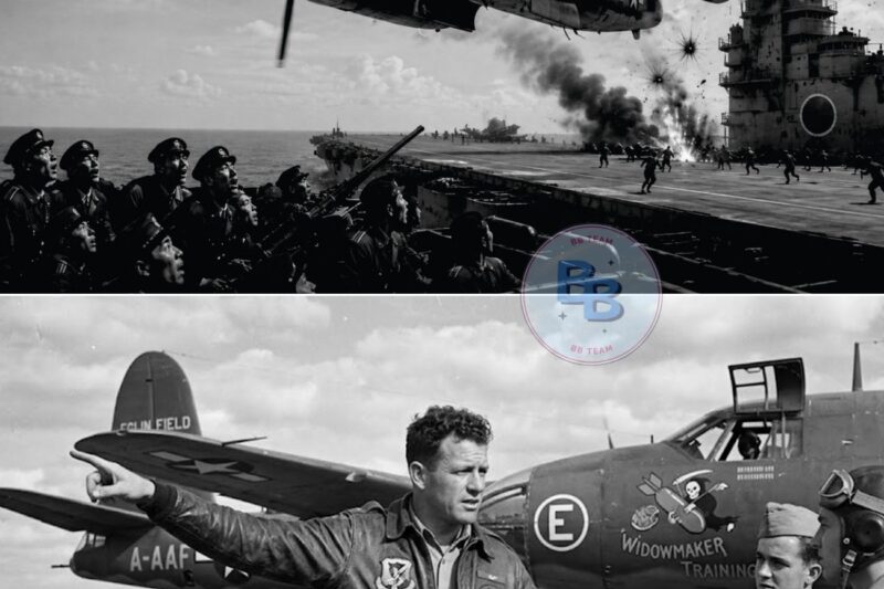 JP Sailors Watched in Horror as a B-26 Flew Over Their Carrier