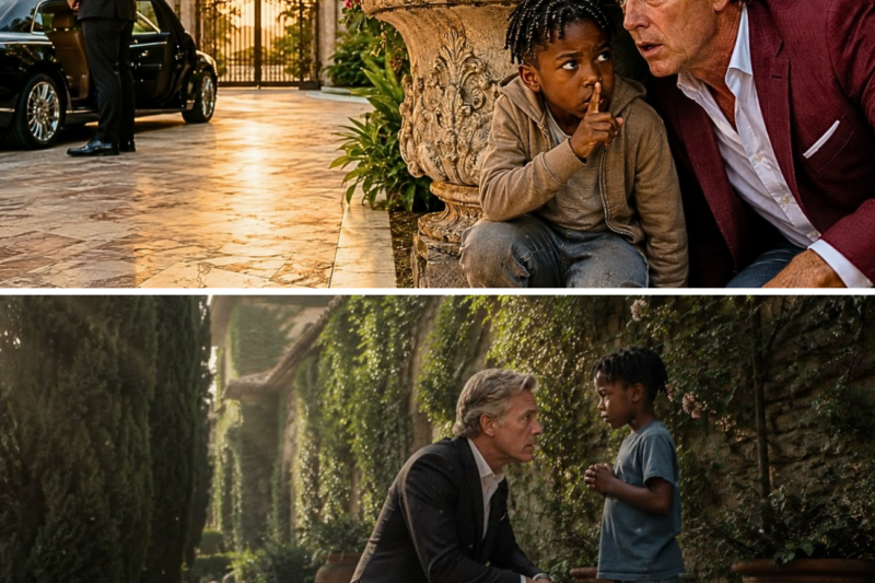 “Don’t move, follow me” The Black Boy Told The Millionaire — Seconds Later, He Was Speechless